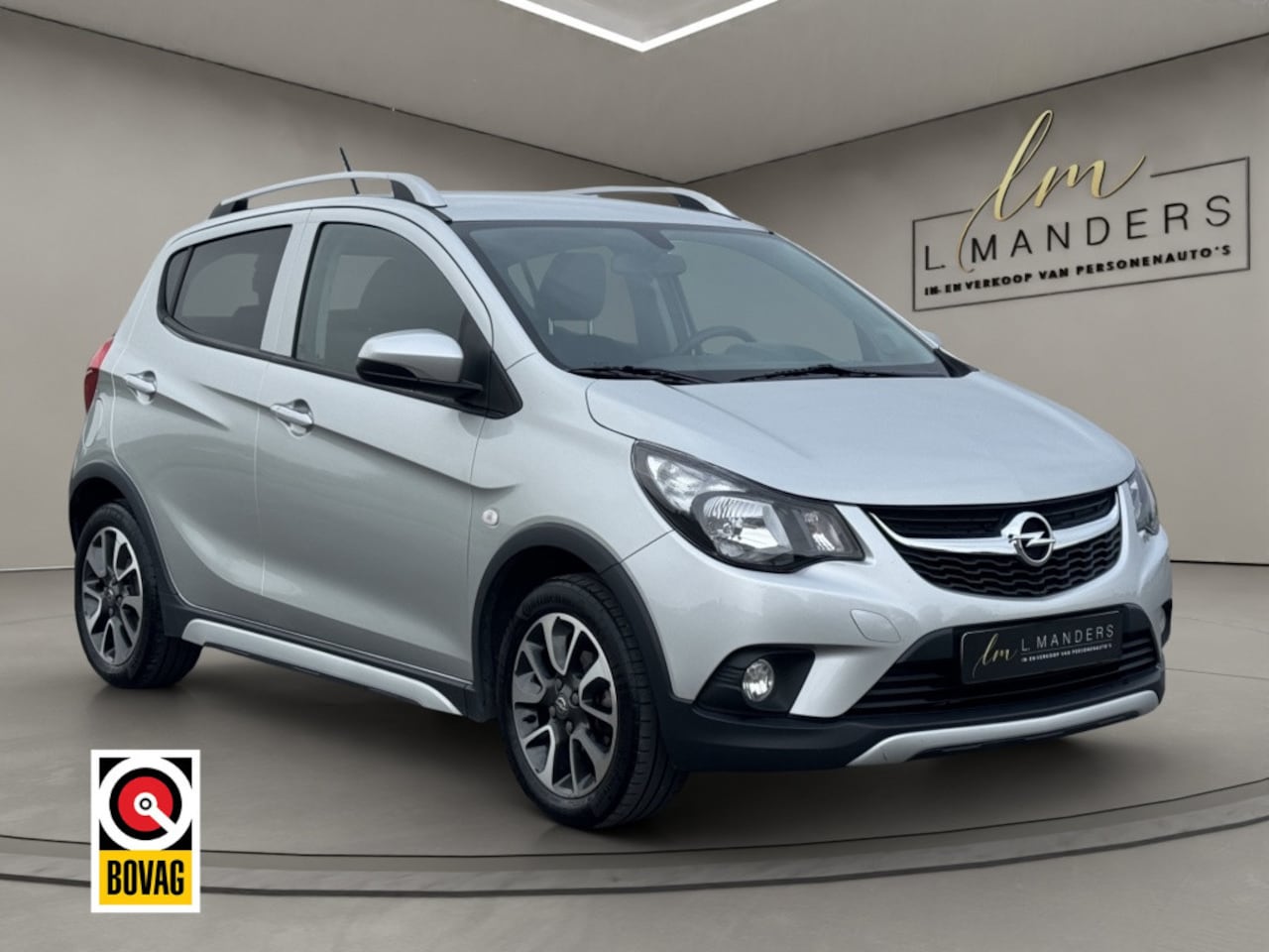 Opel Karl - 1.0 Rocks 2019 ZILVER | Display | Airco | Parkeersensoren - AutoWereld.nl