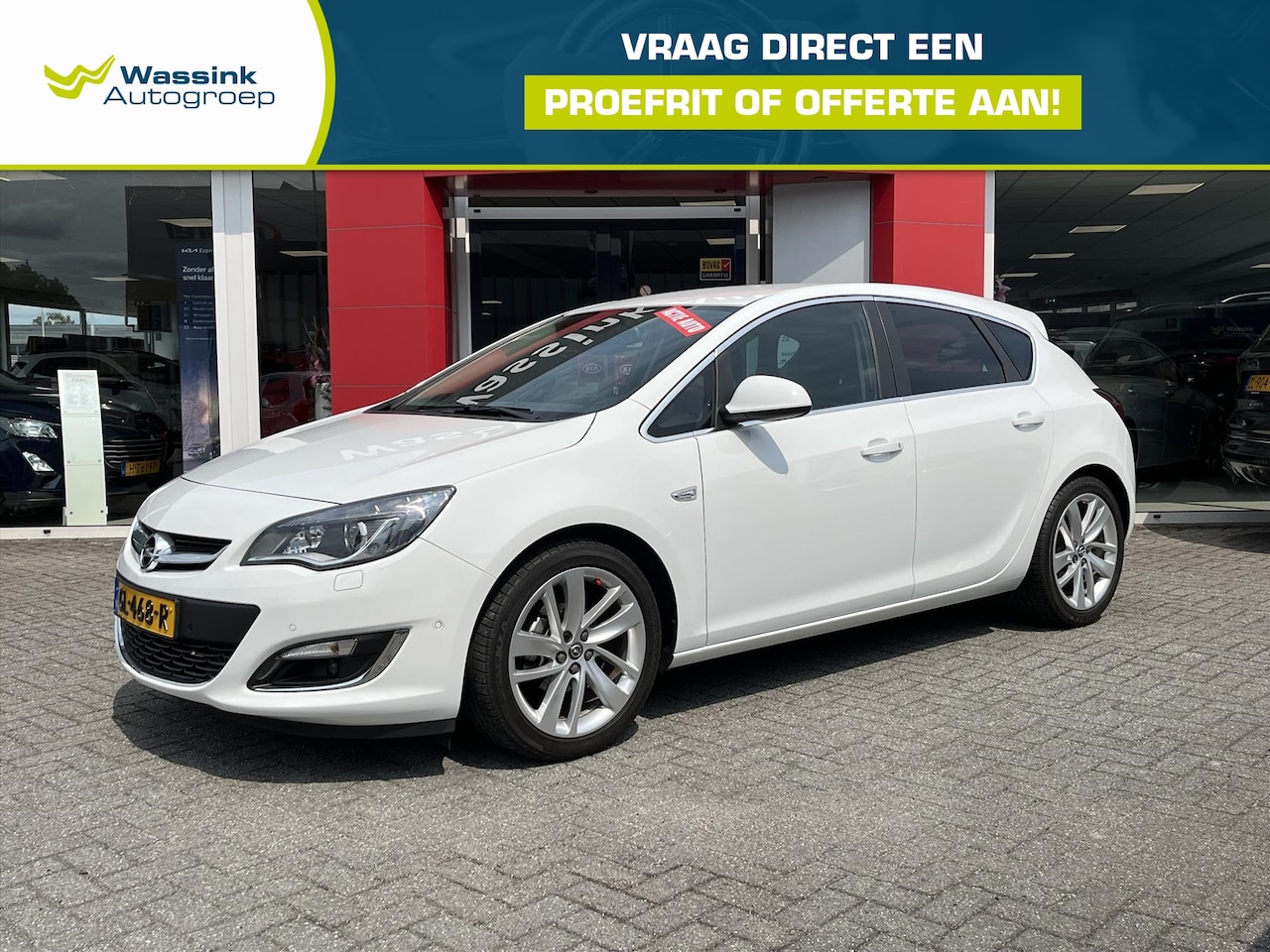 Opel Astra - 1.4 Turbo 140pk Automaat. Cosmo uitvoering | Dodehoek Detectie | Navigatie | Volledig Lede - AutoWereld.nl
