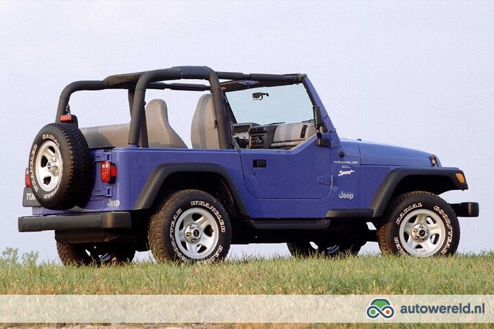 Aap Mew Mew Ontdek Technische gegevens: Jeep Wrangler - 4.0i Softtop - 2-deurs / Cabriolet