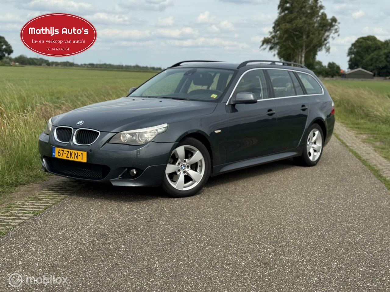 BMW 5-serie Touring - 525i Business Line Edition II Automaat HUD Pano Youngtimer! Softclose! Goed onderhouden! - AutoWereld.nl
