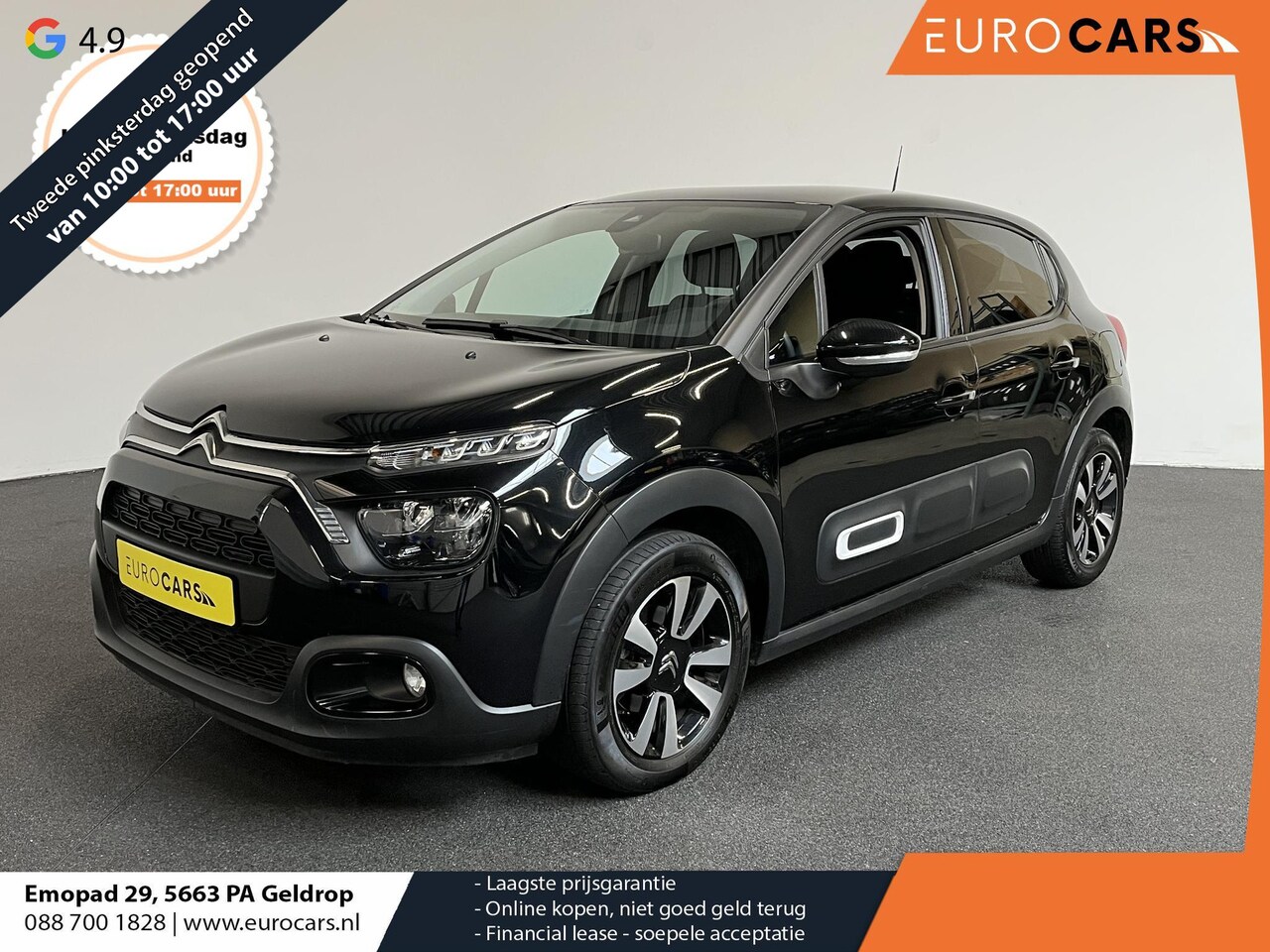 Citroën C3 - 1.2 PureTech Max Automaat  Airco Navigatie d.m.v.Apple carplay / Android Auto Parksensoren - AutoWereld.nl
