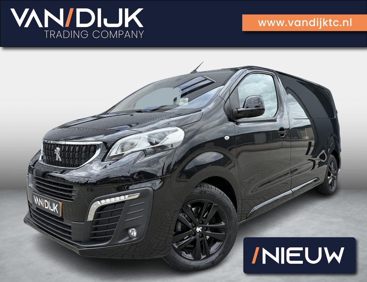 Peugeot Expert - 2.0 BlueHDI 180 Standard Asphalt ✓Automaat ✓Bi-Xenon ✓Head-Up ✓Navigatie ✓Camera ✓Half Led - AutoWereld.nl