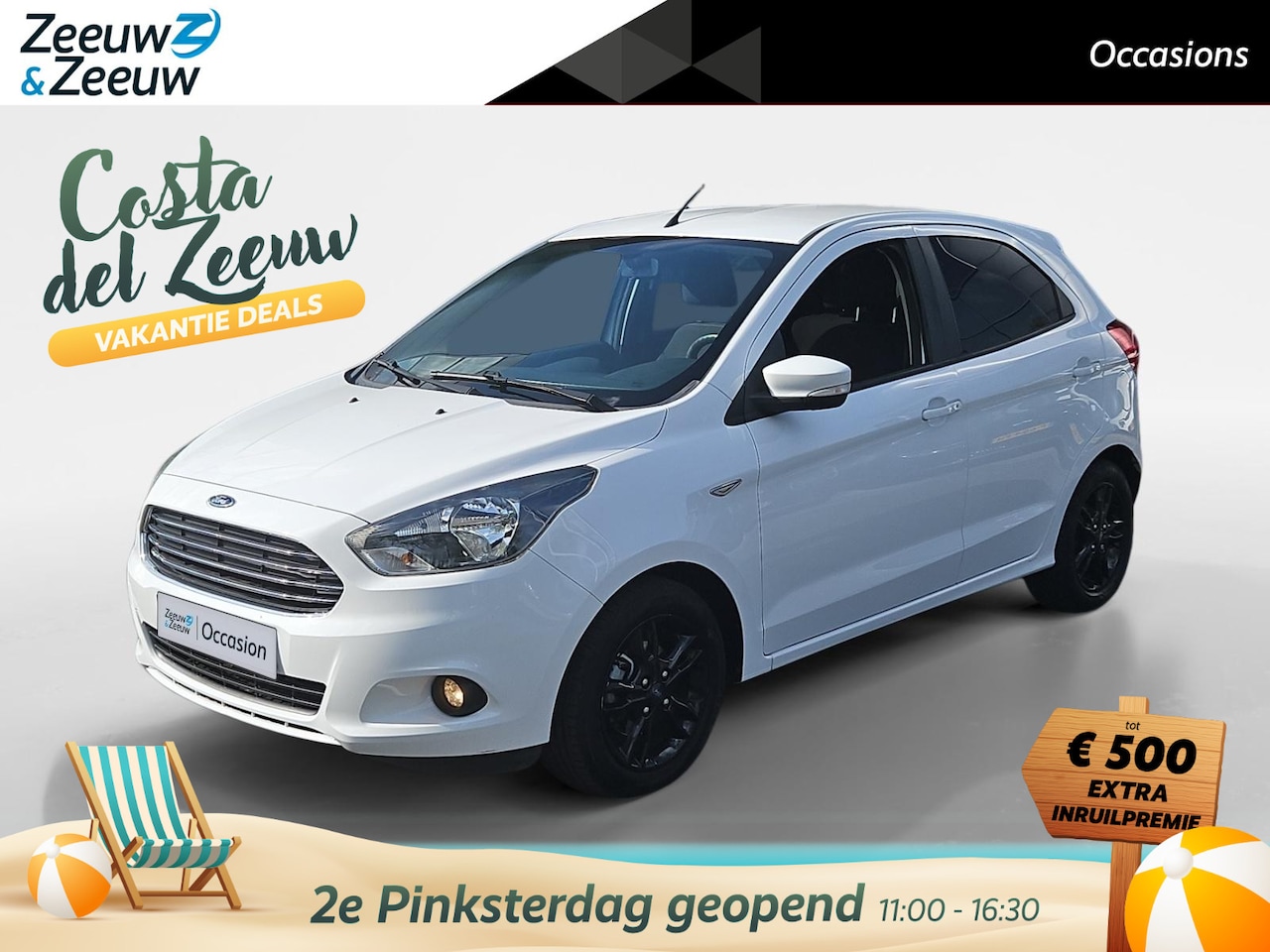 Ford Ka - 1.2 Trend Ultimate | Airco | Elektrische ramen | Cruise control | LM Velgen | Sensoren Ach - AutoWereld.nl