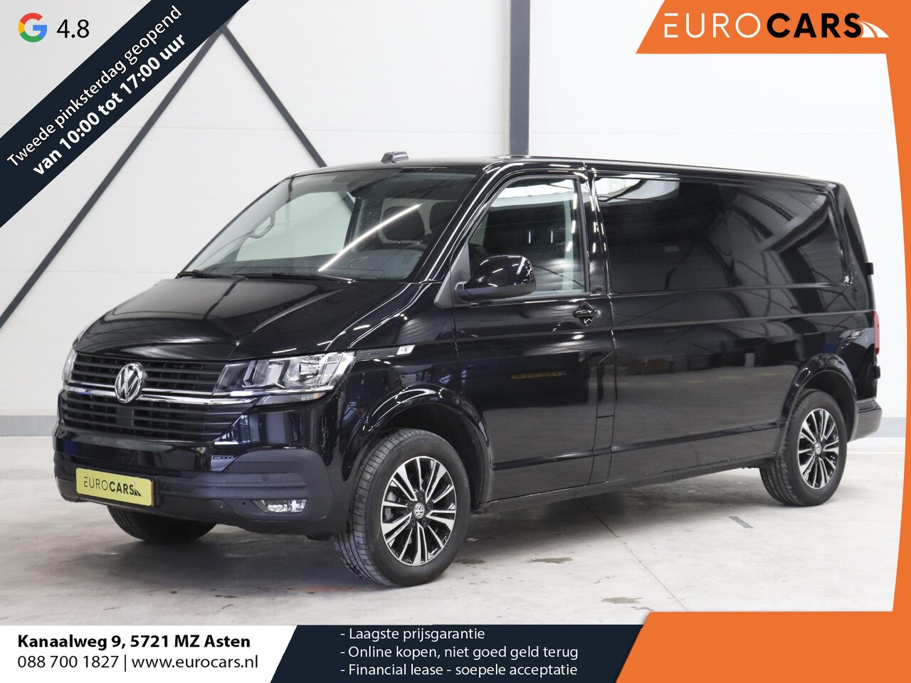 Volkswagen Transporter - 150pk Automaat L2H1 28 Highline Navigatie Apple Carplay Cruise control Airco 3-Zits Euro6 - AutoWereld.nl