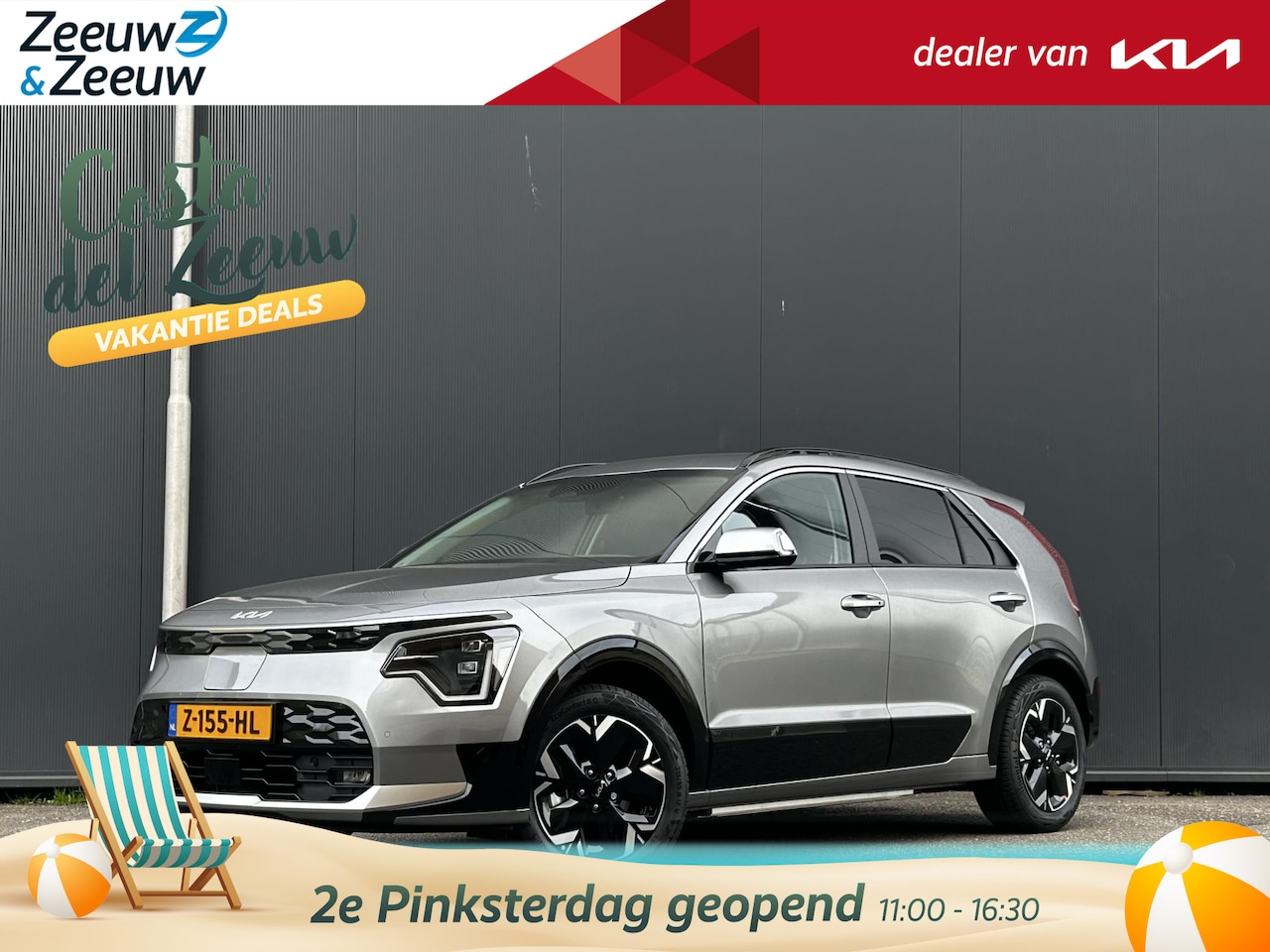 Kia Niro EV - Edition Advanced 64.8 kWh DEMO AUTO | Navi | Stoel- en stuurverwarming | Keyless entry & s - AutoWereld.nl