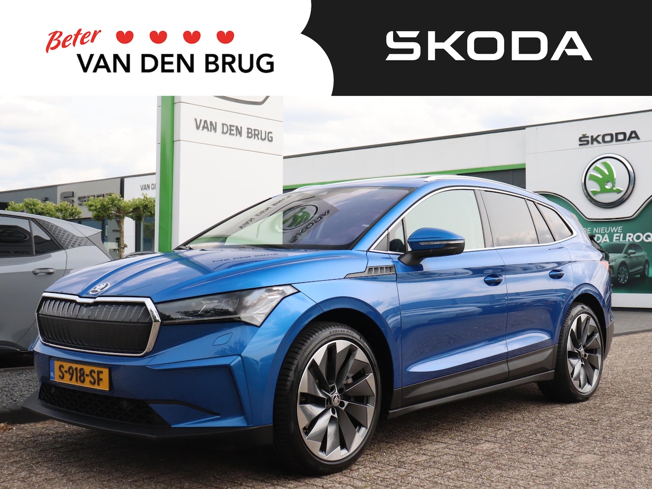 Skoda Enyaq iV - 80 First Edition | Trekhaak | Panoramadak | Warmtepomp | 360 gr. camera | Adaptieve cruise - AutoWereld.nl