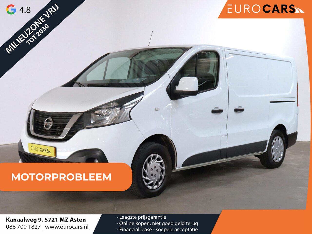Nissan nv300 - L1H1 Optima Airco Bluetooth Camera Parkeersensoren 2x schuifdeur Trekhaak 3-zits motorprob - AutoWereld.nl