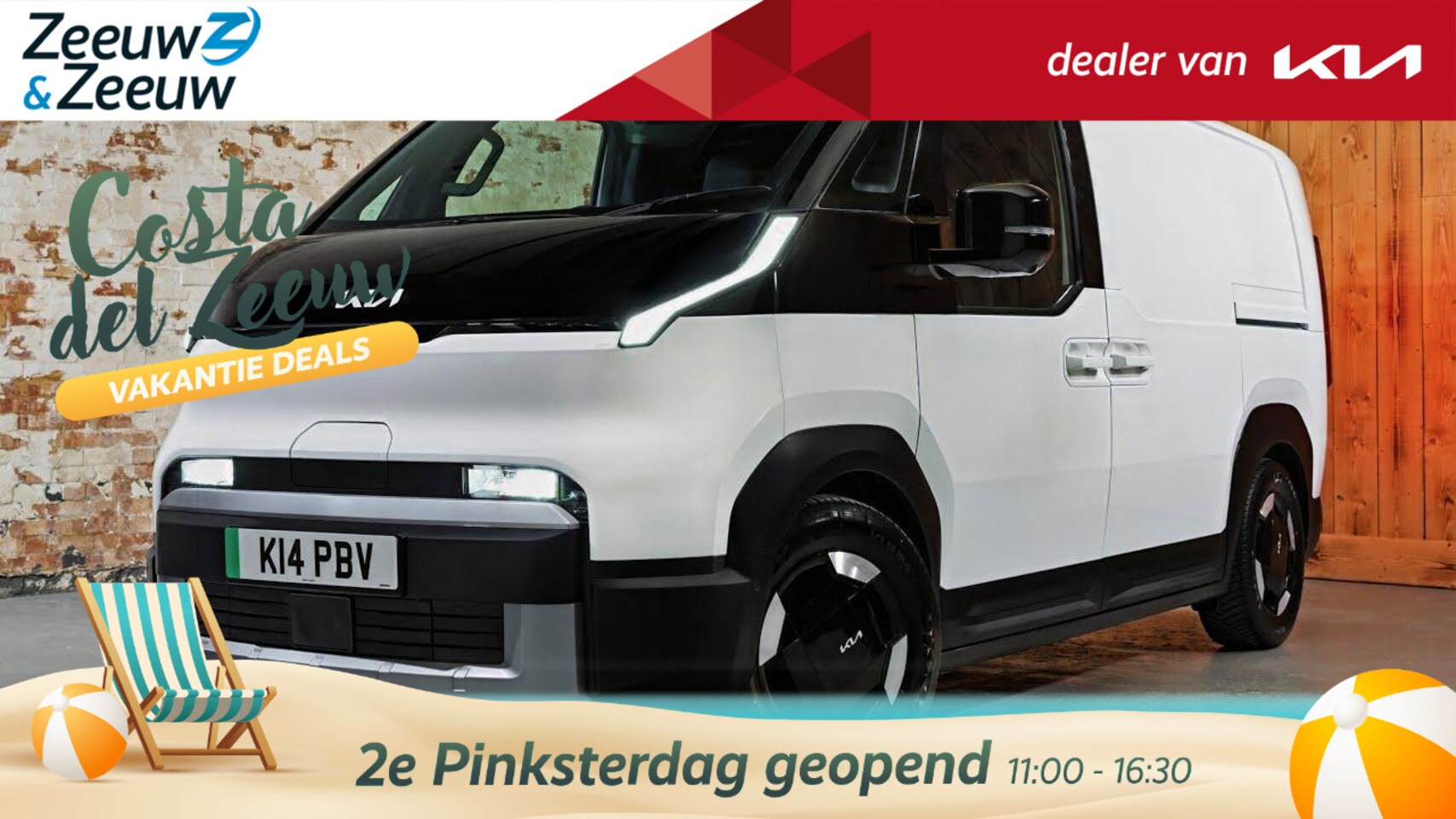 Kia PV5 - L2H1 Elite Executive 51.5 kWh Tot 300KM WLTP | €2.500,-  accessoire cheque of 2,99% Rente - AutoWereld.nl