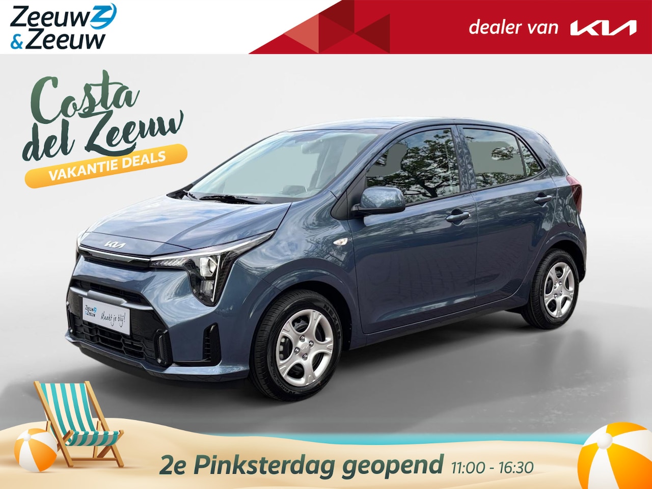 Kia Picanto - 1.0 DPI DynamicLine € 1000,- Korting | € 259,- Privatelease per maand via ANWB !! | - AutoWereld.nl