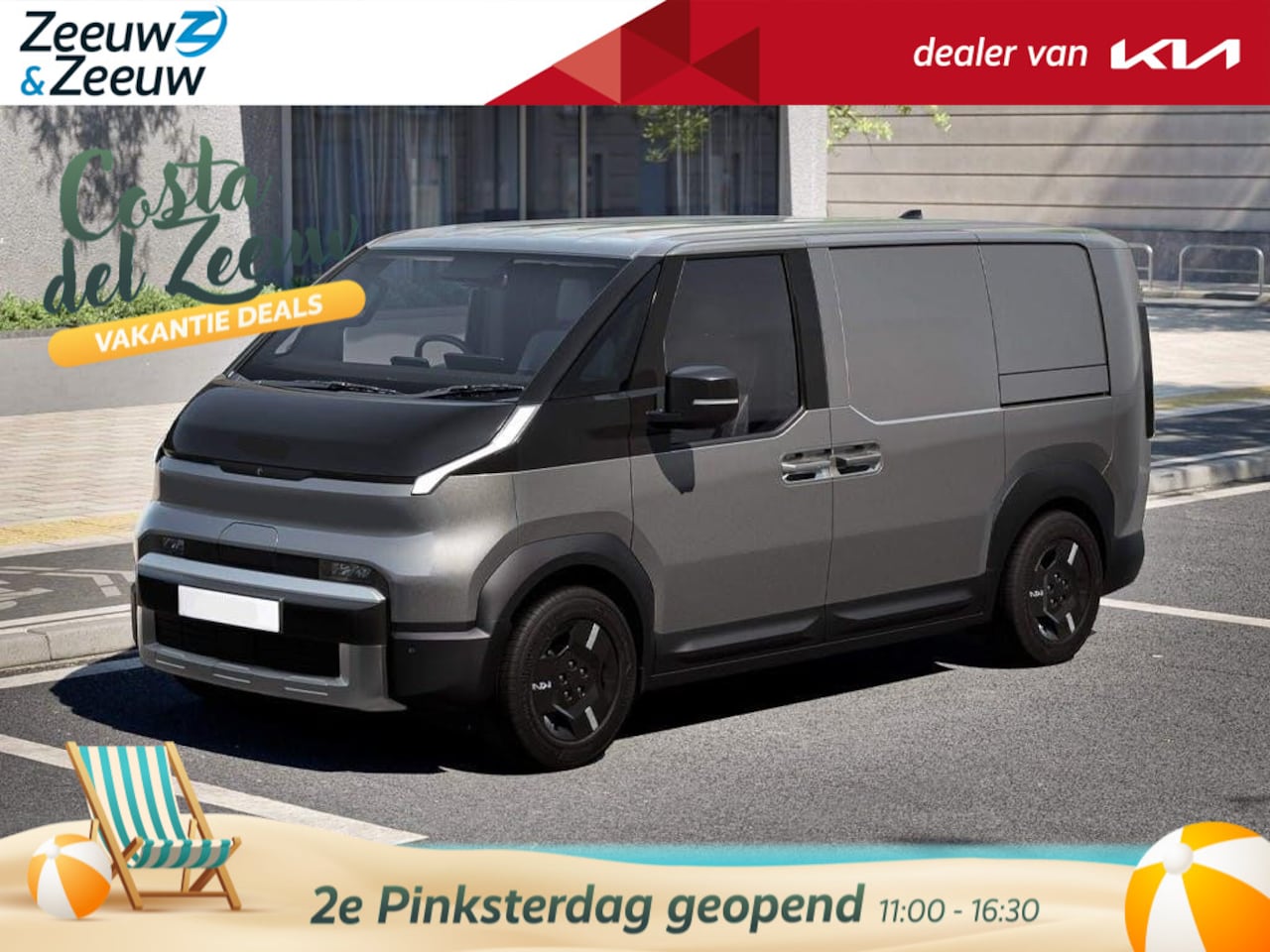 Kia PV5 - L2H1 Plus 71.2 kWh | Vanaf nu te bestellen | 2.99% Financial Lease | €1.250,- Introductiek - AutoWereld.nl