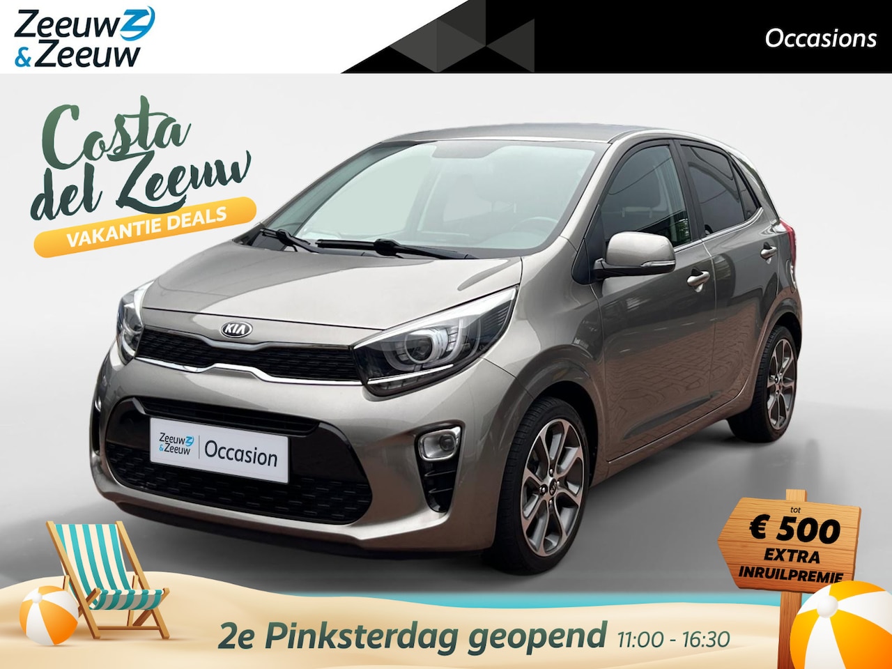 Kia Picanto - 1.0 CVVT Design Edition | Camera | LMV | Apple Carplay & Android Auto | Lederen Bekleding - AutoWereld.nl