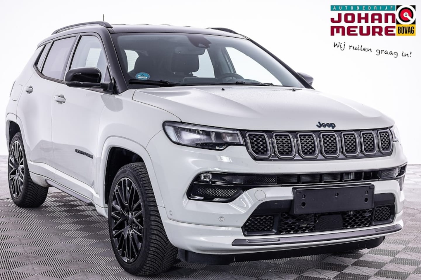 Jeep Compass - 4 x e 240 Plug-in Hybrid S | LEDER | 360 Camera | LED | CARPLAY *2e Pinksterdag OPEN v.a 1 - AutoWereld.nl