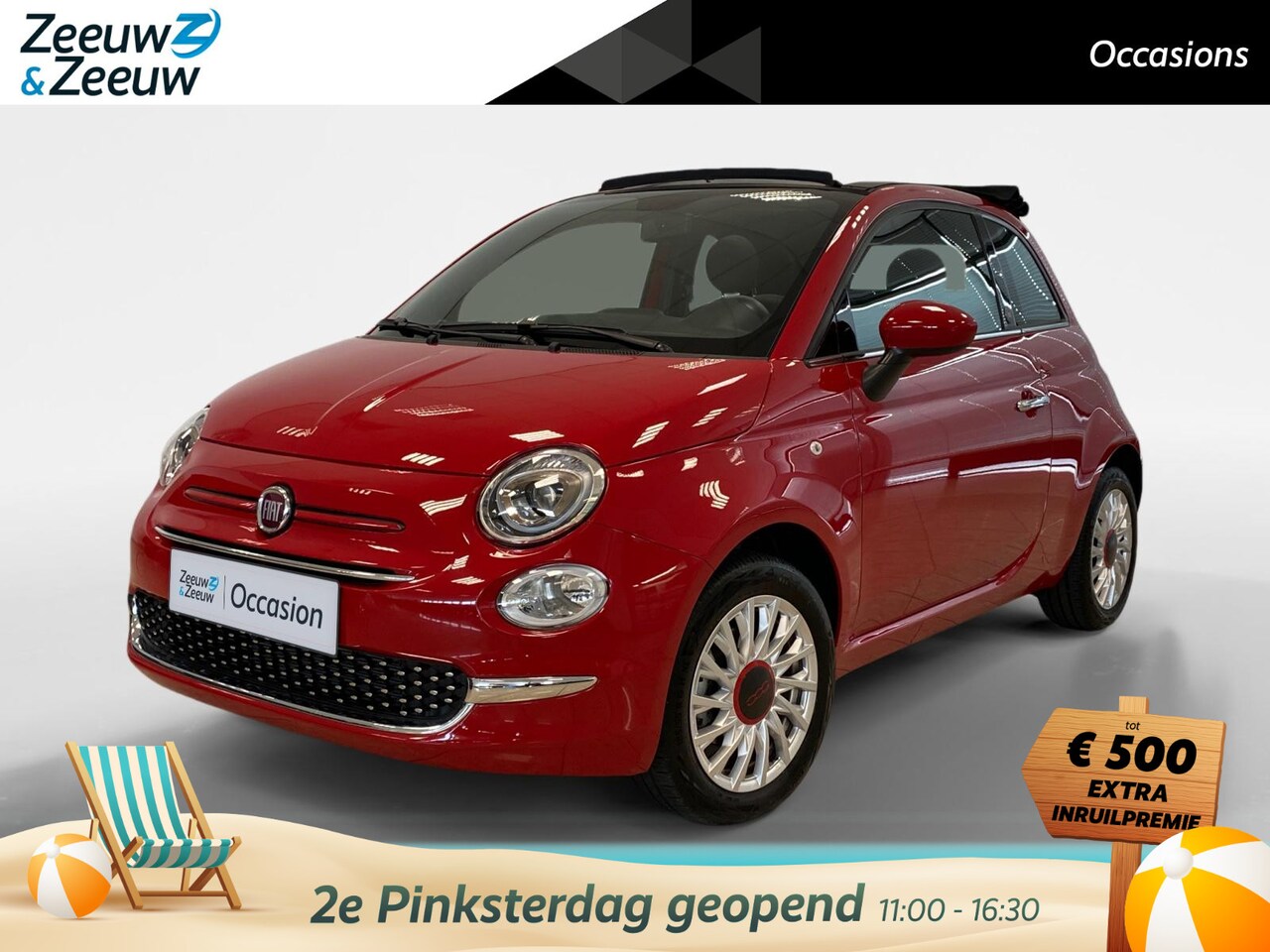 Fiat 500 C - 1.0 HYBRID | CABRIO | NL-AUTO | 4.189 KM NAP | - AutoWereld.nl