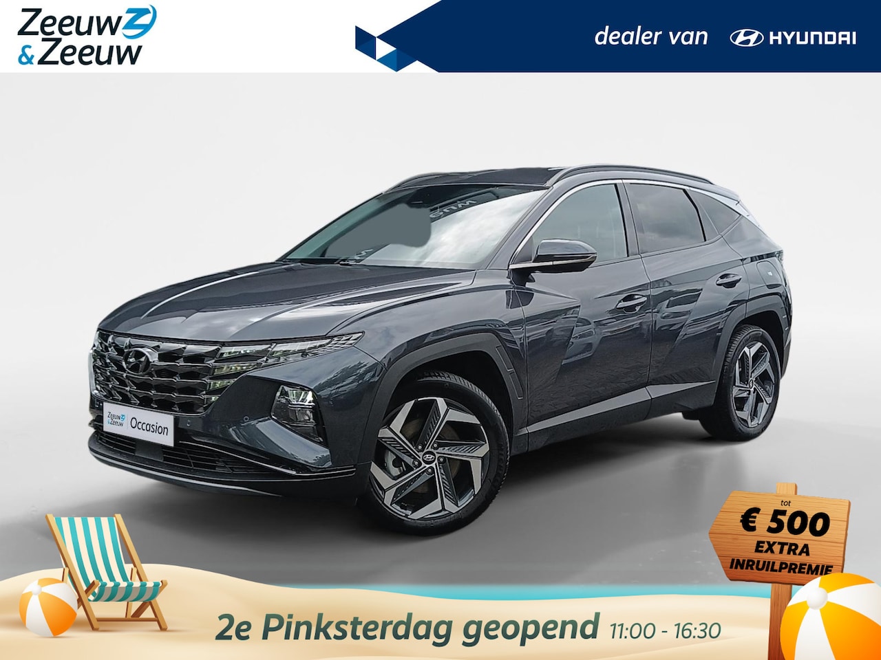 Hyundai Tucson - 1.6 T-GDI PHEV Comfort Smart 4WD 37.000KM! | Navigatiesysteem | Parkeercamera - AutoWereld.nl