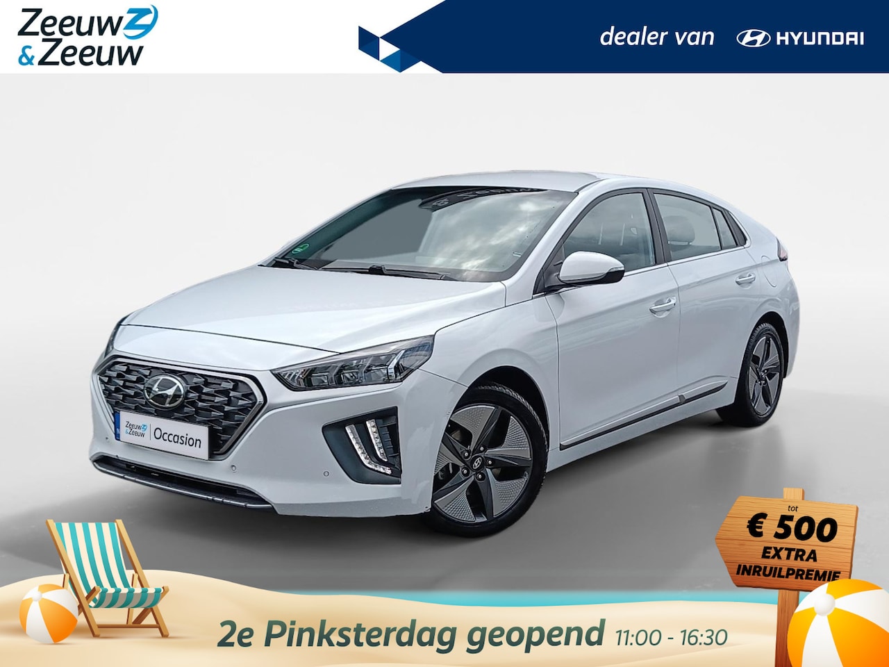 Hyundai IONIQ - 1.6 GDi Premium - Plus Design FULL OPTIONS | 44.000KM! | 1e EIGENAAR - AutoWereld.nl