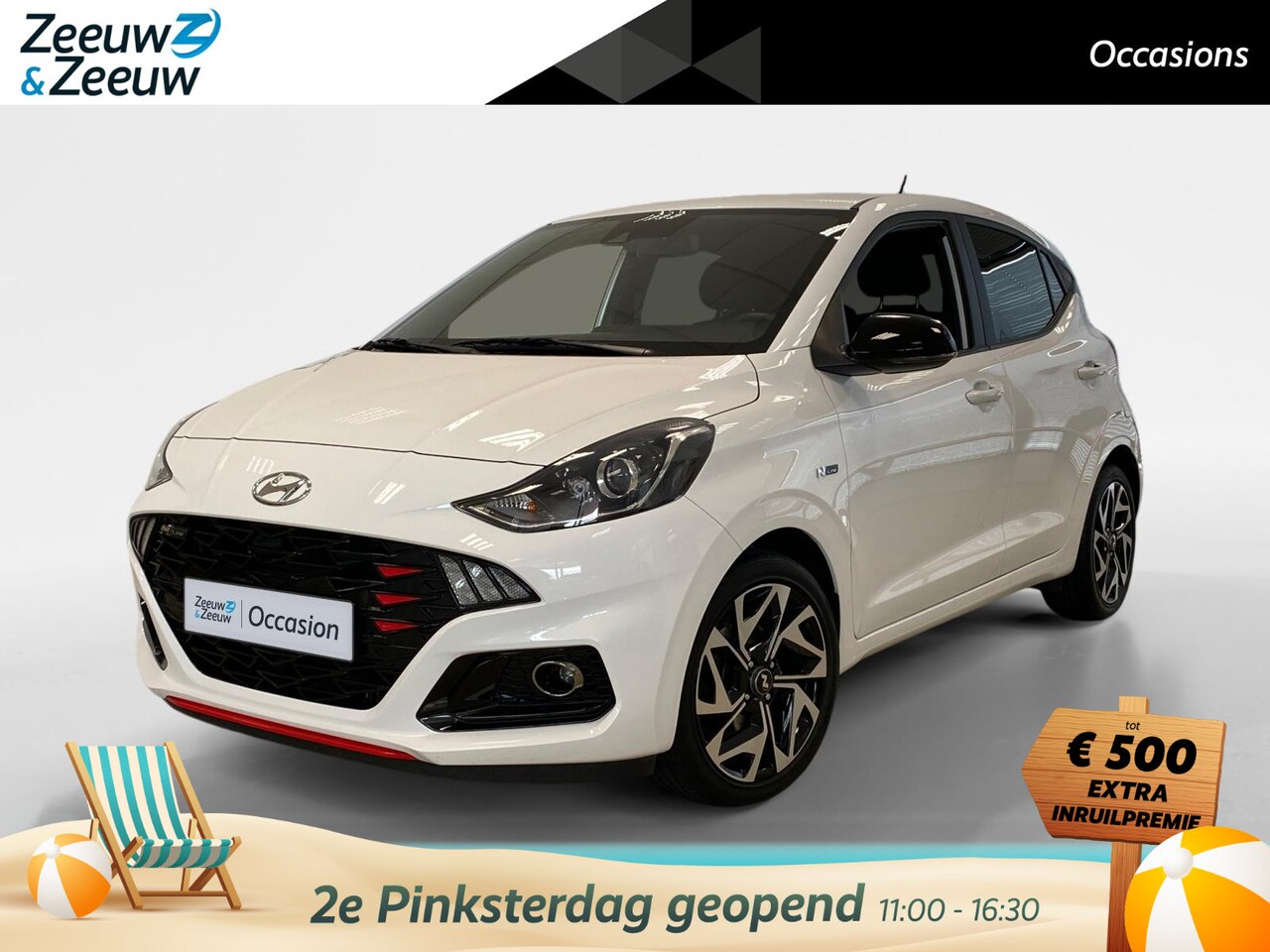Hyundai i10 - 1.0 TURBO | N-LINE | 100 PK | NL-AUTO | DEALERONDERHOUDEN | - AutoWereld.nl