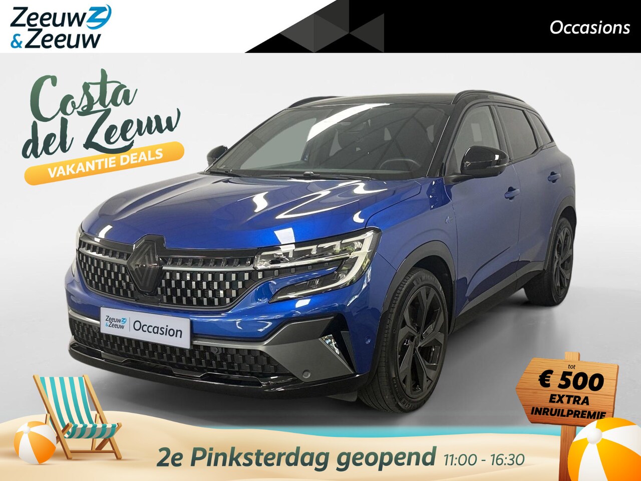 Renault Austral - 1.2 E-Tech full hybrid 200 iconic esprit Alpine AUTOMAAT NAVI AIRCO CAMERA PARKEERSENSOREN - AutoWereld.nl