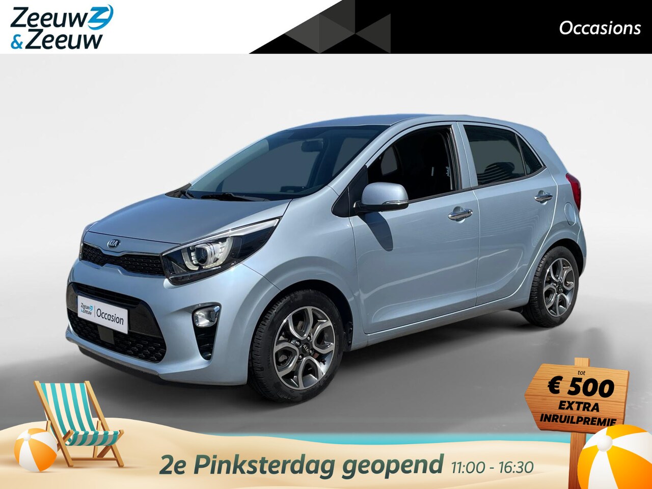 Kia Picanto - 1.0 CVVT ExecutiveLine | Unieke km stand! | Full options! | Navi | Stoel + stuurverwarming - AutoWereld.nl