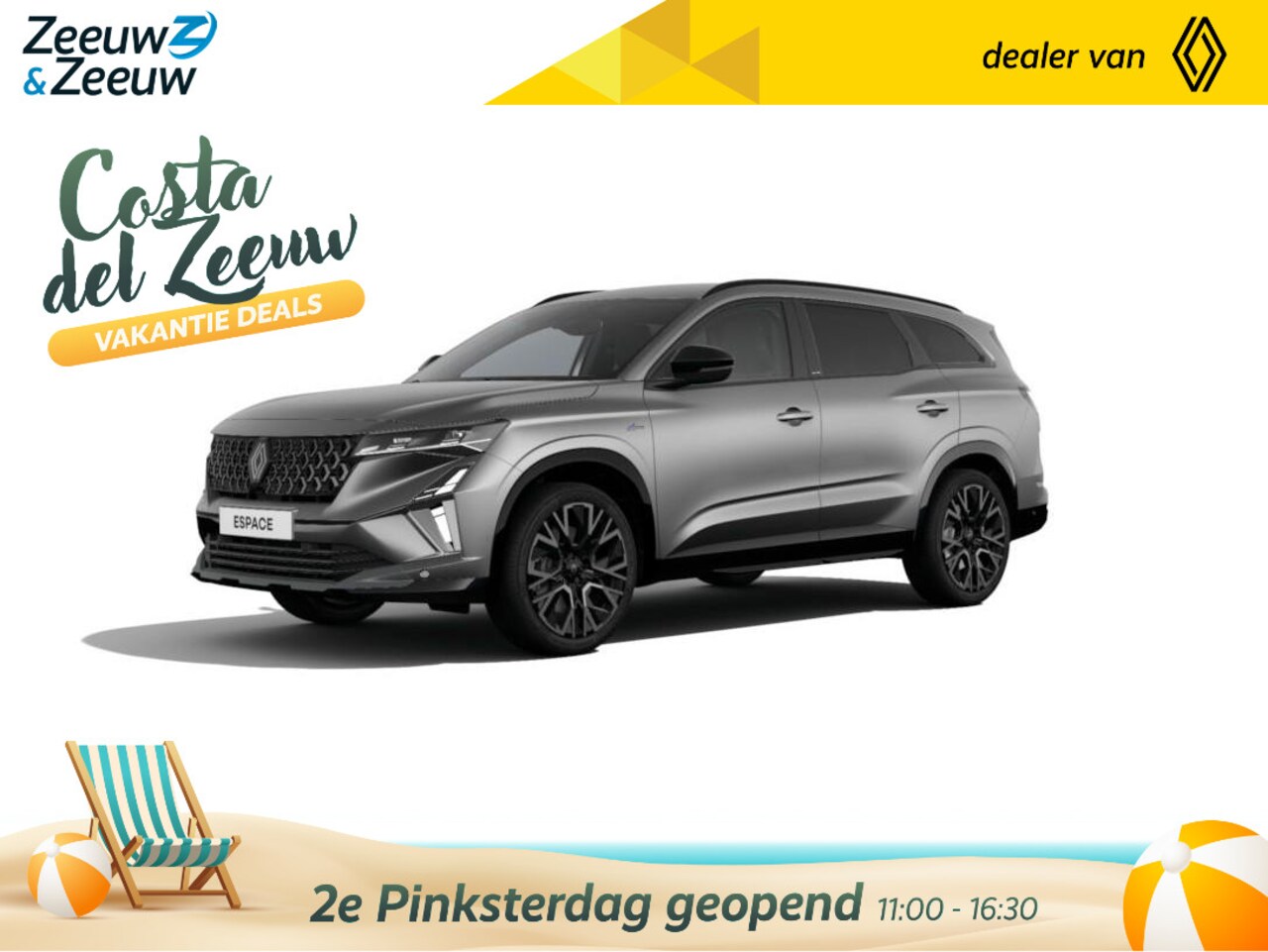 Renault Espace - E-Tech full hybrid 200 esprit Alpine 7p. Nieuw model | Nu te bestellen met € 1000,- kortin - AutoWereld.nl