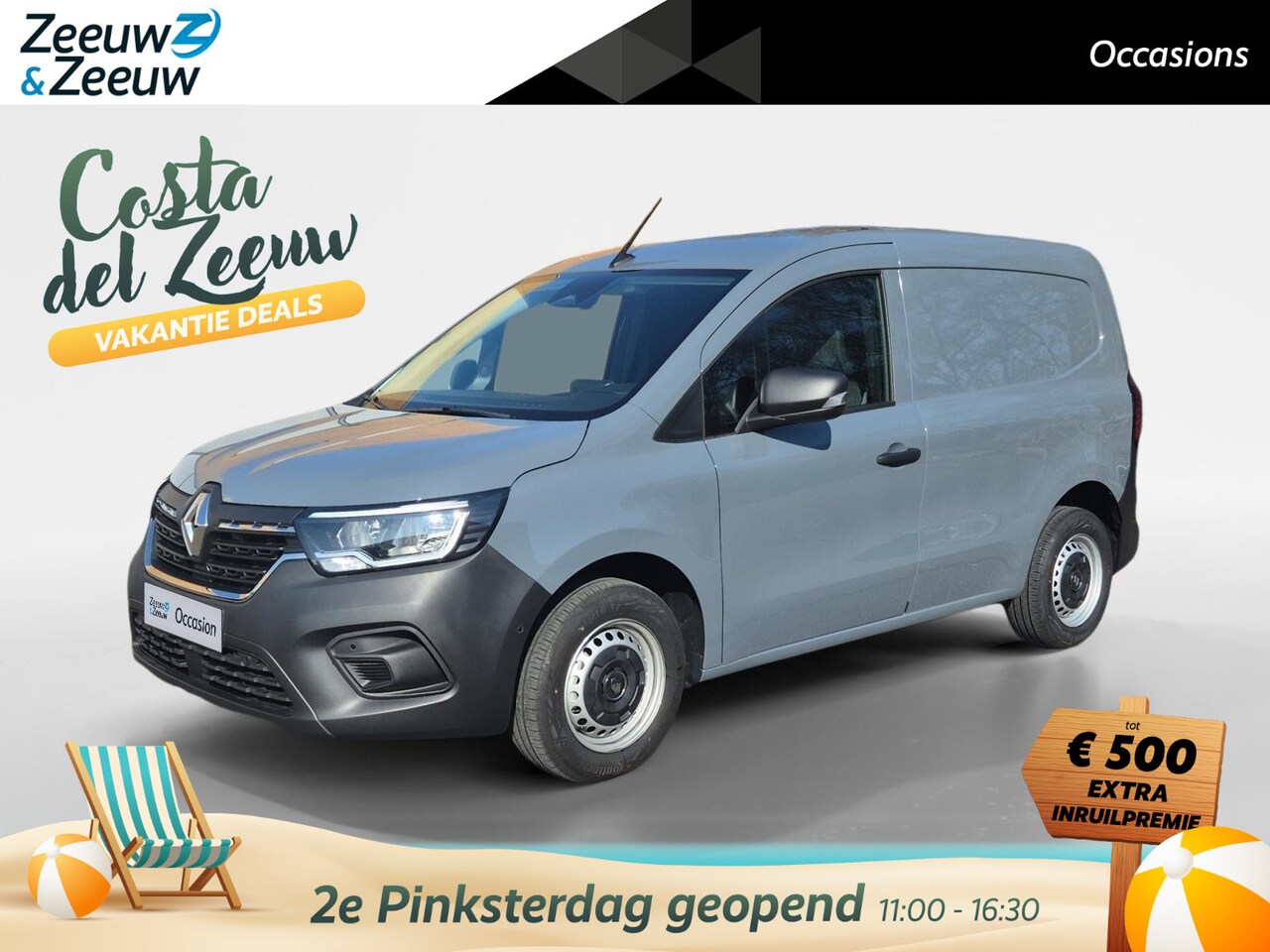 Renault Kangoo - 1.5 Blue dCi 95 Luxe L1 | Carplay | Trekhaak | Navigatie | Betimmering is mogelijk | - AutoWereld.nl