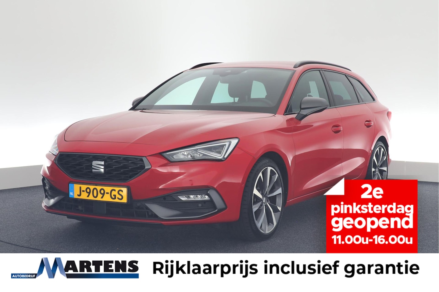 Seat Leon Sportstourer - 1.5 eTSI 150pk DSG FR Launch Edition Virtual Cockpit Led Navigatie - AutoWereld.nl