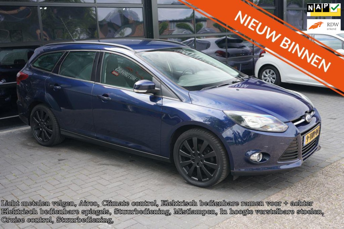 Ford Focus Wagon - 1.6 TI-VCT Titanium 1.6 TI-VCT Titanium, Airco, Elek pakket, CC - AutoWereld.nl