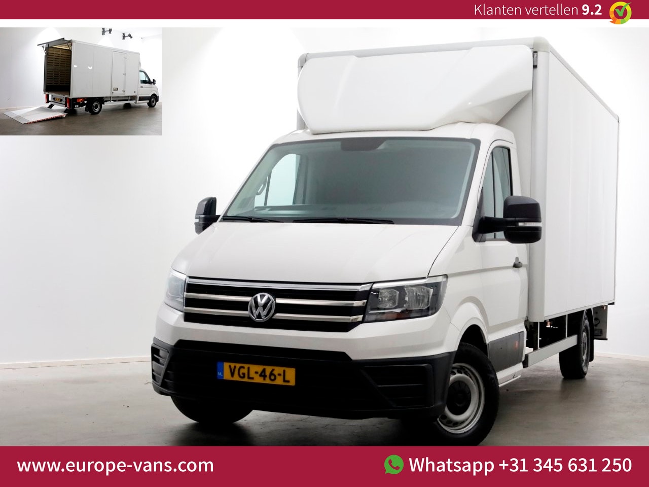 Volkswagen Crafter - 35 2.0 TDI 177pk Bakwagen met laadklep 08-2020 - AutoWereld.nl