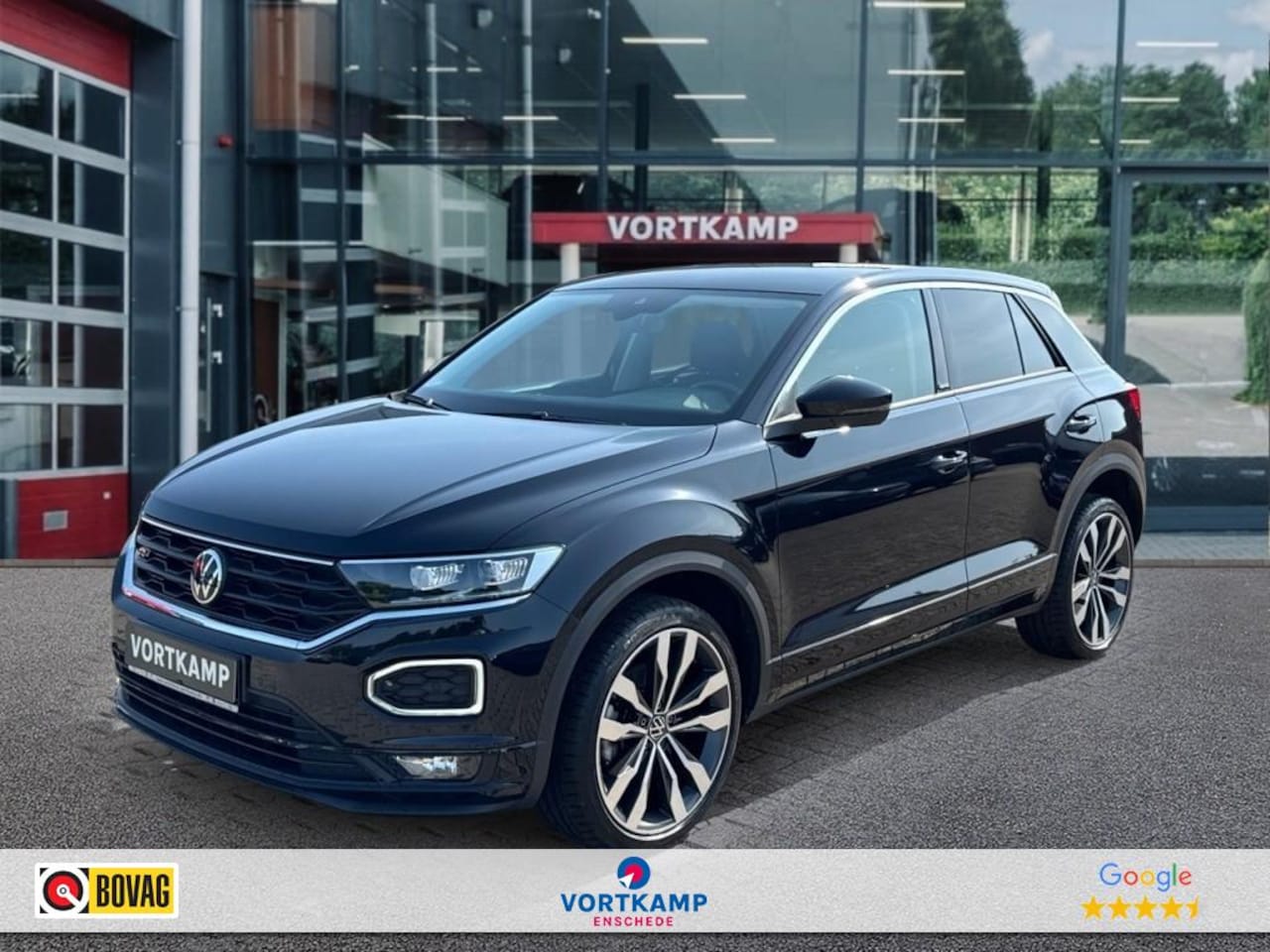 Volkswagen T-Roc - 1.5 TSI DSG R-LINE CAMERA/NAVI/ACC/CARPLAY/E-KLEP/STOELVERW - AutoWereld.nl