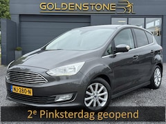 Ford C-Max - 1.0 Titanium Navi, Trekhaak, Clima, Cruise, PDC, Stoel+Stuur verw, 125pk, 6 Bak, Elek rame
