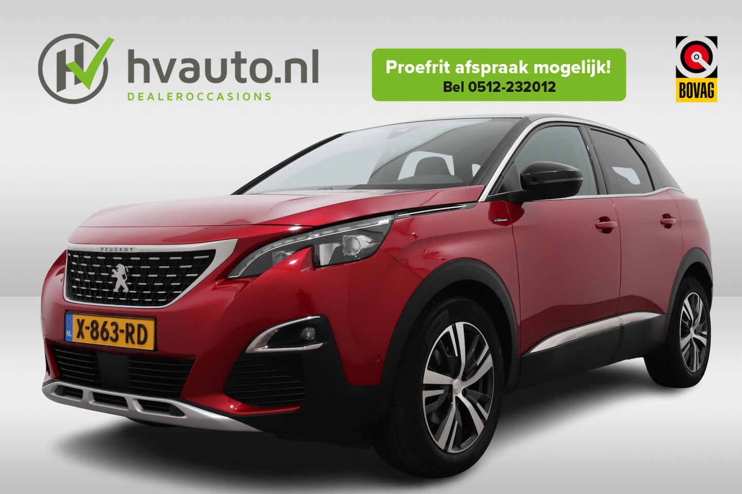 Peugeot 3008 - 1.2 PURETECH 130PK GT-LINE Carplay | Cruise | Stoelverwarming - AutoWereld.nl