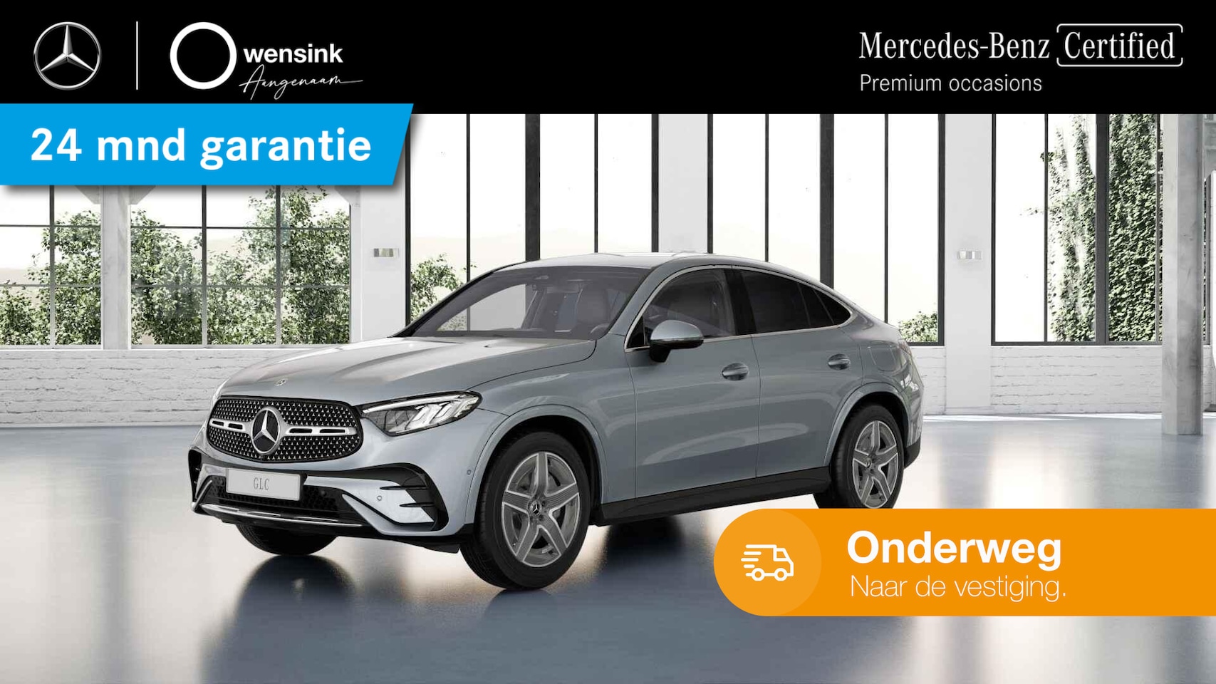 Mercedes-Benz GLC-klasse Coupé - 300e 4MATIC AMG Line | Verwarmd stuur | Getint glas | Sfeerverlichting | - AutoWereld.nl