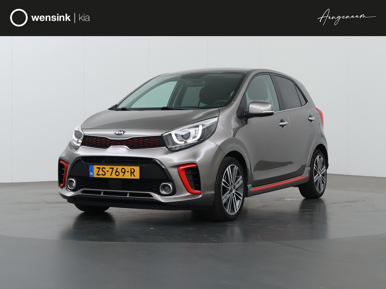 Kia Picanto - 1.0 T-GDI GT-Line | Lederen Bekleding | Stoel/Stuurwielverwarming | Navigatie | Climate Co - AutoWereld.nl