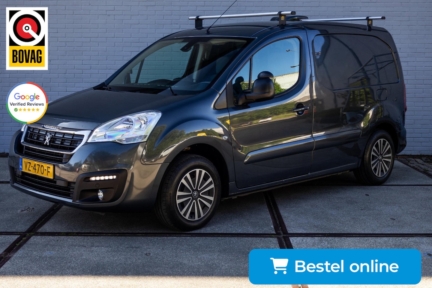 Peugeot Partner - 120 1.6 BlueHDi 100 L1 Première S&S - AutoWereld.nl