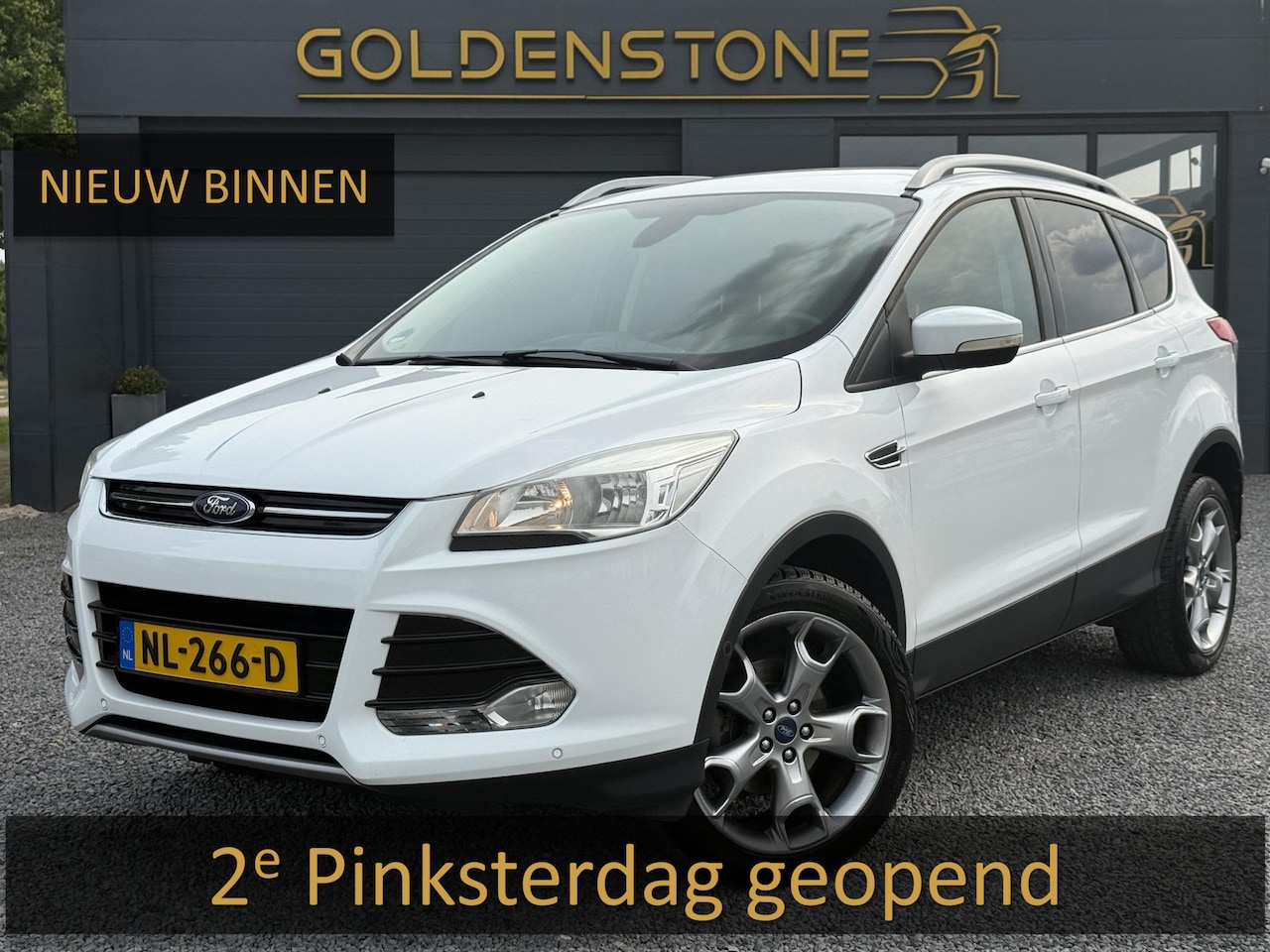 Ford Kuga - 1.6 Titanium Plus Navi,Clima,Cruise,PDC V+A,Trekhaak,6-Bak,Nieuwe APK bij Aflevering - AutoWereld.nl