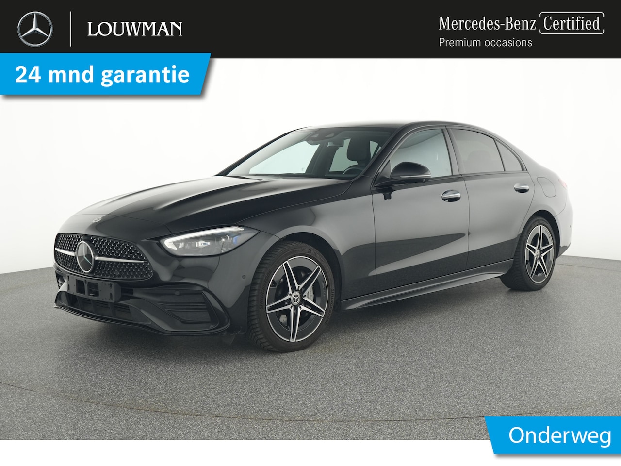 Mercedes-Benz C-klasse - 300 e AMG Plug-In Hybride AMG line | Night Pakket | Distronic | 360° camera | Digital Lich - AutoWereld.nl