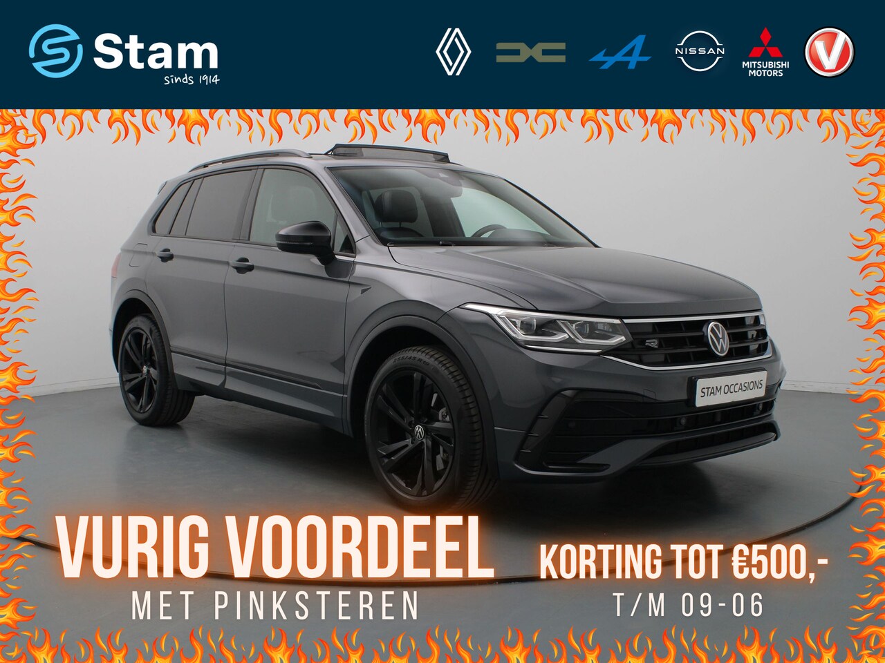 Volkswagen Tiguan - 245pk TSI eHybrid R-Line Business+ Camera | Adapt. Cruise | Navi | Parkeersens. v+a | Stoe - AutoWereld.nl