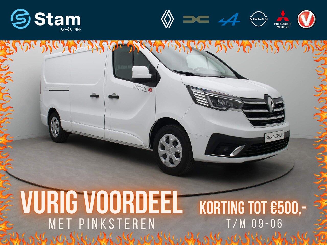 Renault Trafic E-Tech - Electric L2H1 T29 GB Comfort  Airco | Camera | Navi | Parkeersensoren - AutoWereld.nl