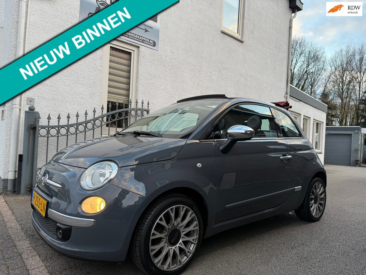 Fiat 500 C - 1.2 Lounge | Airco | Elkt Ramen | PDC | Nieuwe APK - AutoWereld.nl