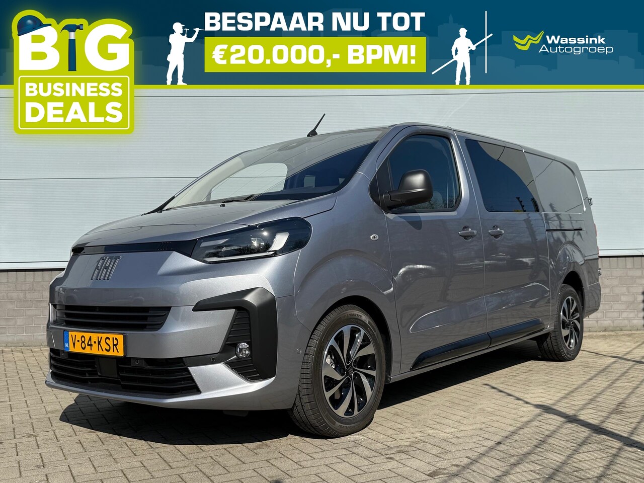 Fiat Scudo - Dubbel Cabine 2.0 D 145pk L3 Automaat | Cruise Control | Parkeersnensoren | Navigatie | Ca - AutoWereld.nl