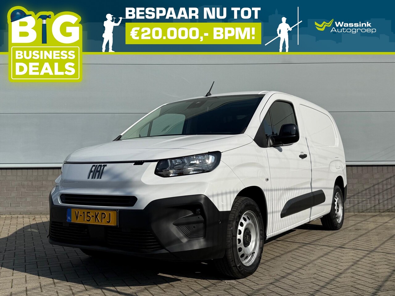 Fiat Doblò Cargo - New GB 1.5 BlueHDi 130pk L2 | Automaat | Trekhaakvoorbereiding | Cruise Control | Betimmer - AutoWereld.nl