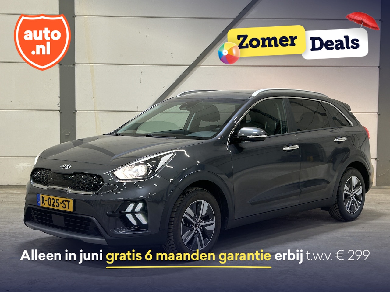 Kia Niro - 1.6 GDi Hybrid DynamicLine | Apple Carplay | Ad. Cruise control | NAV | Camera | 16" LM ve - AutoWereld.nl