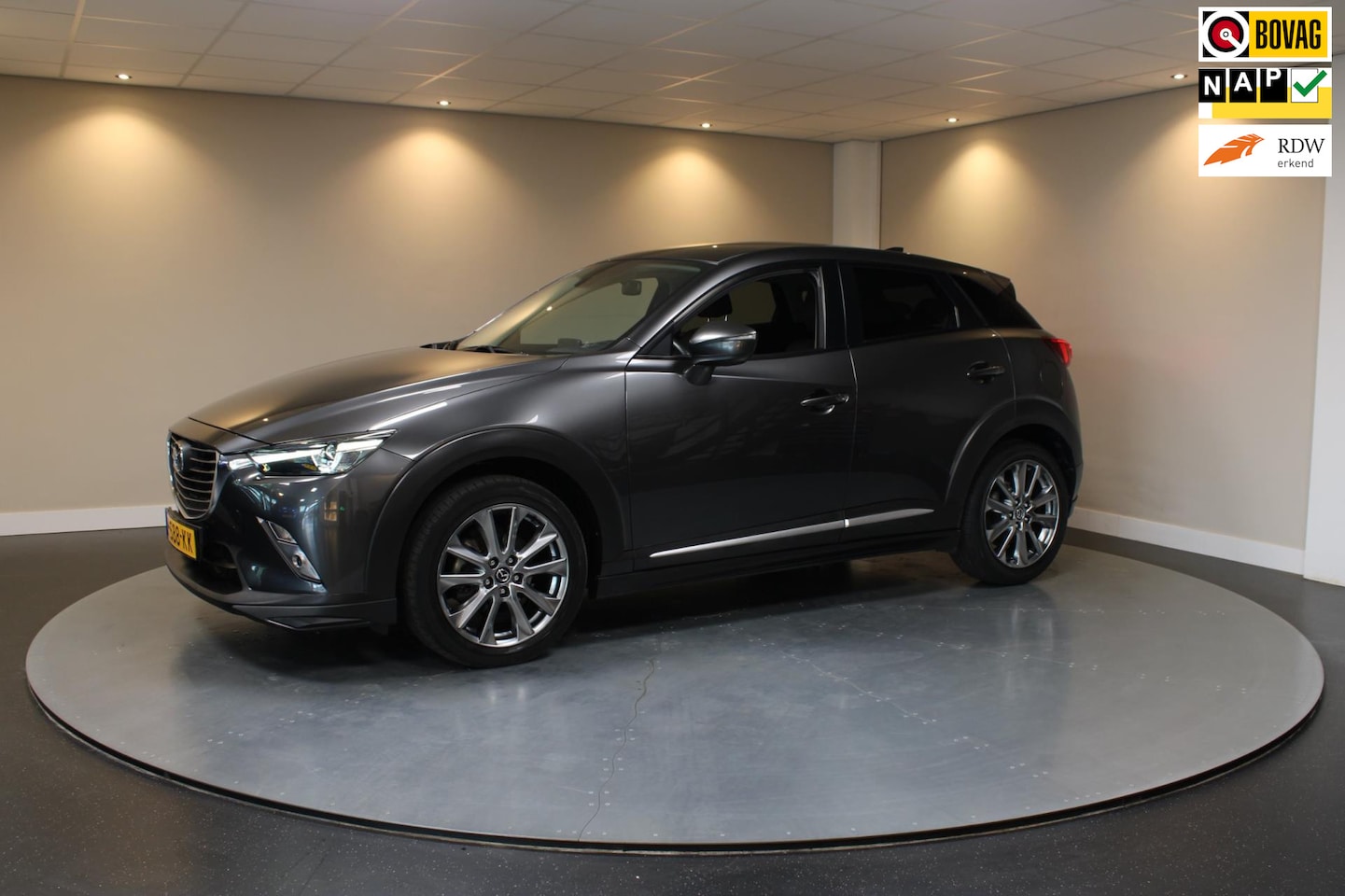 Mazda CX-3 - 2.0 SkyActiv-G 120 *Leder/Alcantara* Head-up|Stoelverw.|Memory - AutoWereld.nl