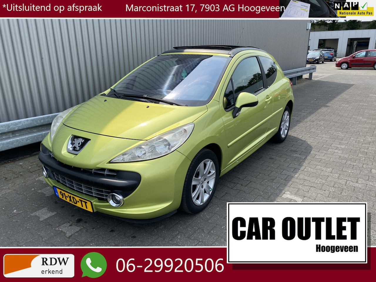 Peugeot 207 - 1.6 VTi XS Pack Clima, CC, Pioneer Multimedia, Schuif/kantel, LM, – Inruil Mogelijk – - AutoWereld.nl