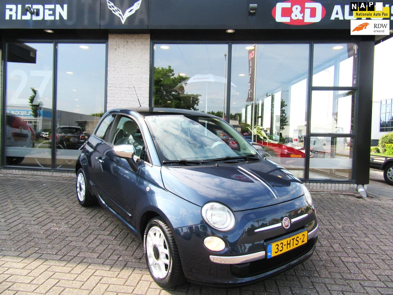 Fiat 500 - 1.2 Lounge 2009 ORIG NL AIRCO PANODAK NWST - AutoWereld.nl