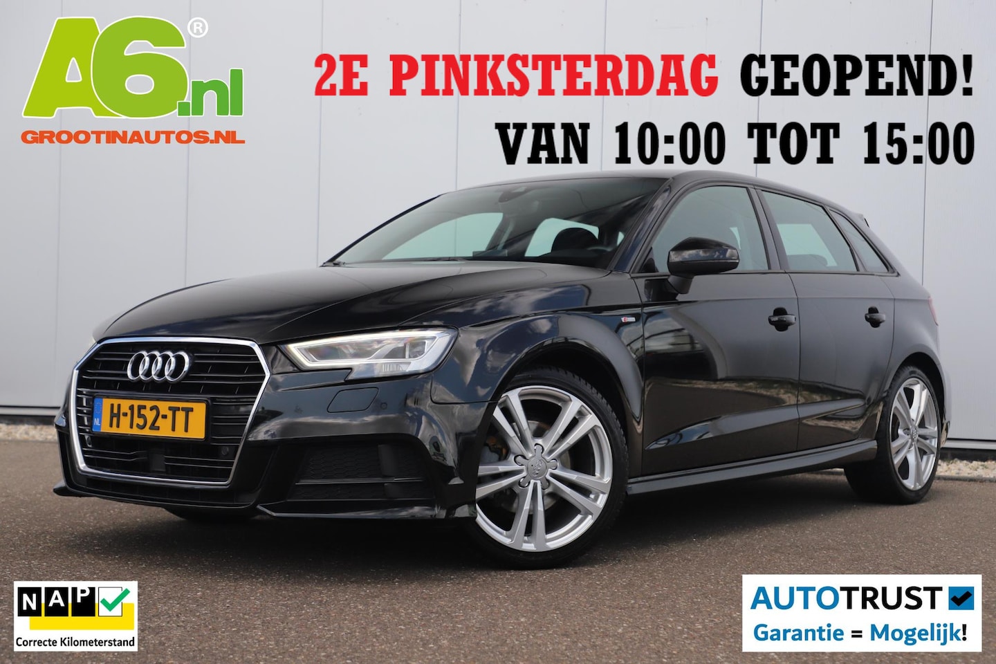Audi A3 Sportback - 35 TFSI CoD S-Line 150PK Automaat Adaptive Cruise Lane Assist Sportstoelen 18 inch LMV Sto - AutoWereld.nl