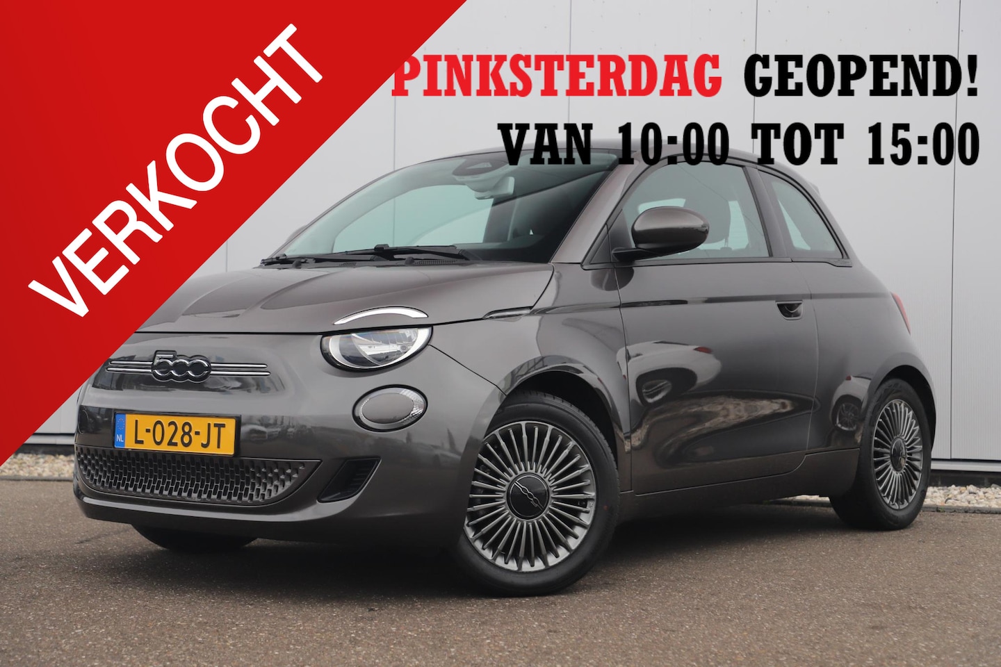 Fiat 500e - Icon 42 kWh Automaat Panoramadak Navigatie LED Carplay Android Bluetooth 16 inch LMV Clima - AutoWereld.nl