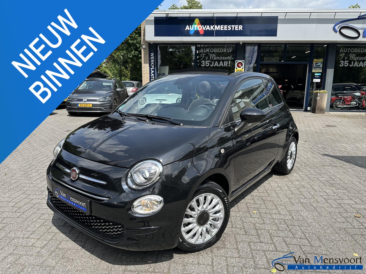 Fiat 500 C - 1.2 Lounge 1eEig|50dKM|Carplay|Cruise - AutoWereld.nl