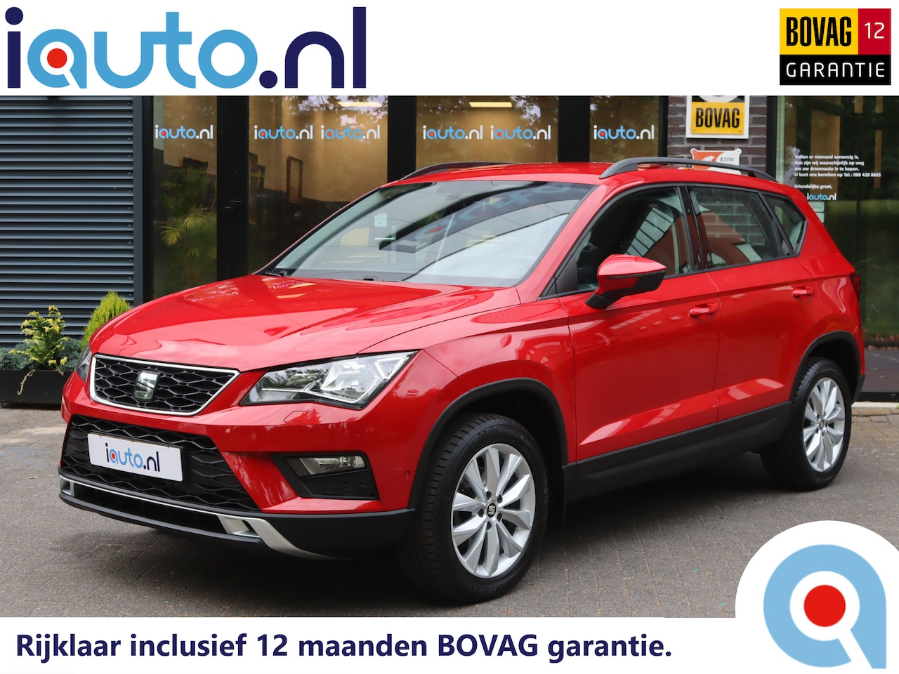 Seat Ateca - 1.5 TSI 150pk DSG Style Navi/Camera/Keyless/ACC/Elek. klep/Trekhaak wegkl. - AutoWereld.nl