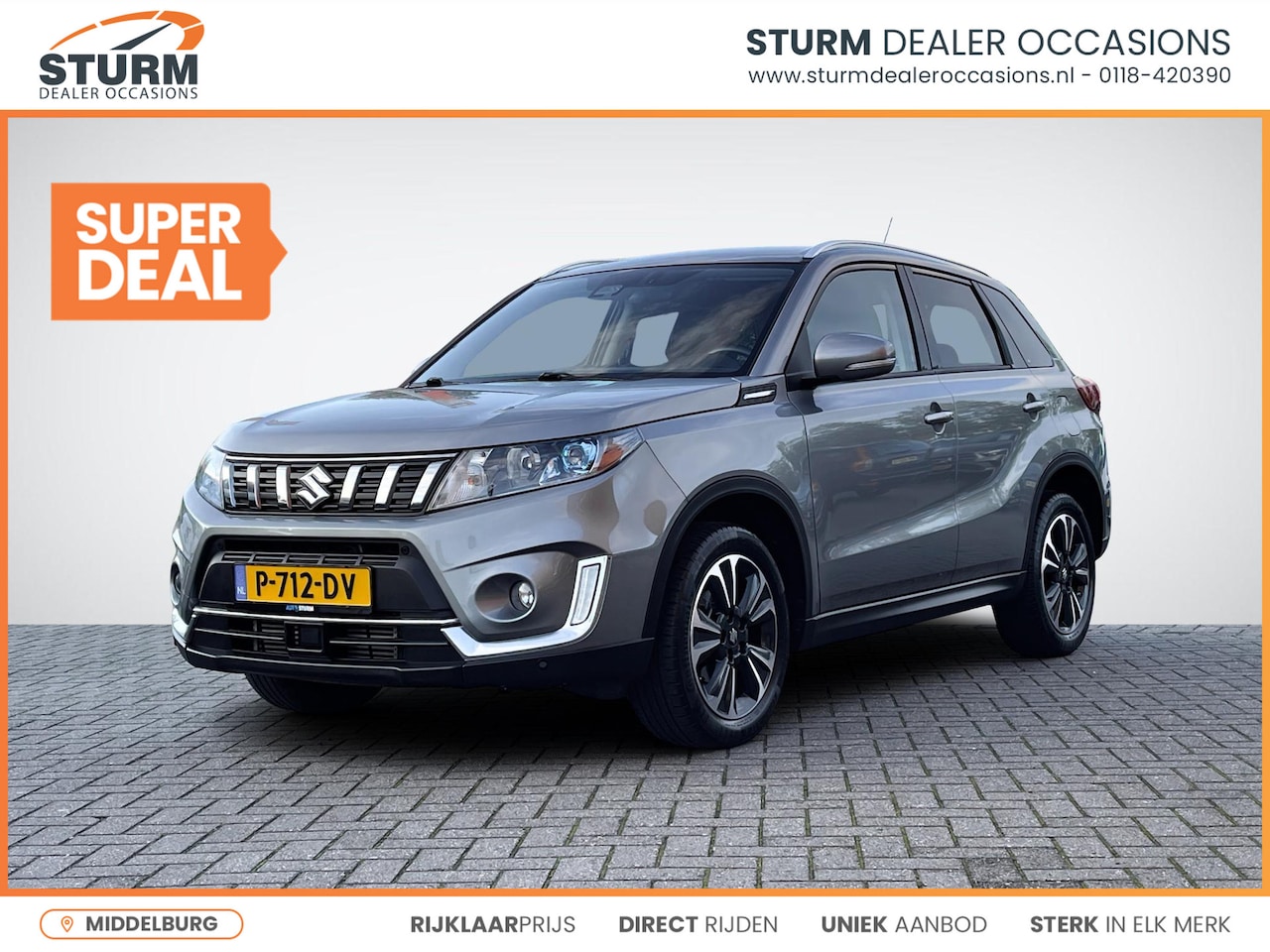 Suzuki Vitara - 1.4 Boosterjet Stijl | Navigatie | Camera | Stoelverwarming | Adapt. Cruise Control | LED - AutoWereld.nl