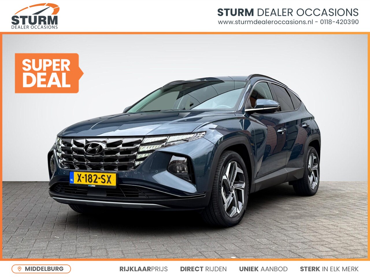 Hyundai Tucson - 1.6 T-GDI HEV Premium 1.6 T-GDI HEV Premium - AutoWereld.nl